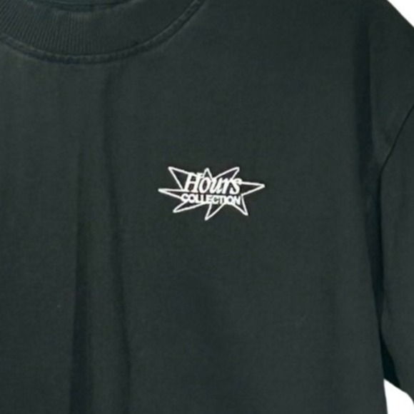 Hours Collection Graphic Crop Tee Size Small Streetwear Basics Quiet Luxury - Picture 3 of 5